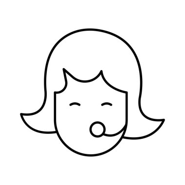 Destek Hizmetleri kulaklık vektör çizim 