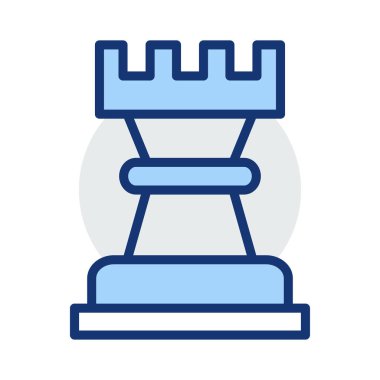 Satranç Strateji planlama vektör çizim 
