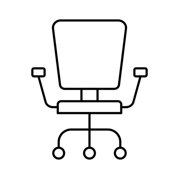 Cadeira Vaga Assento Vetor Ilustração — Vetor de Stock
