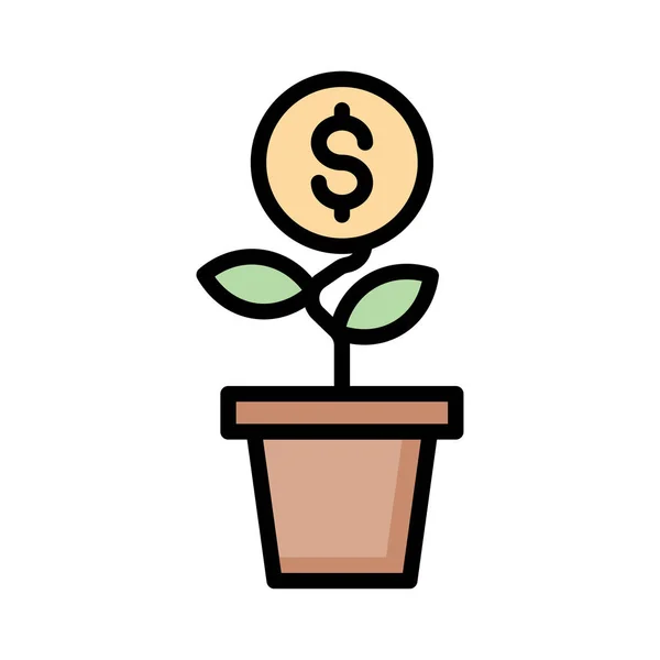 Growth Plant Success Vector Illustration — Stock Vector