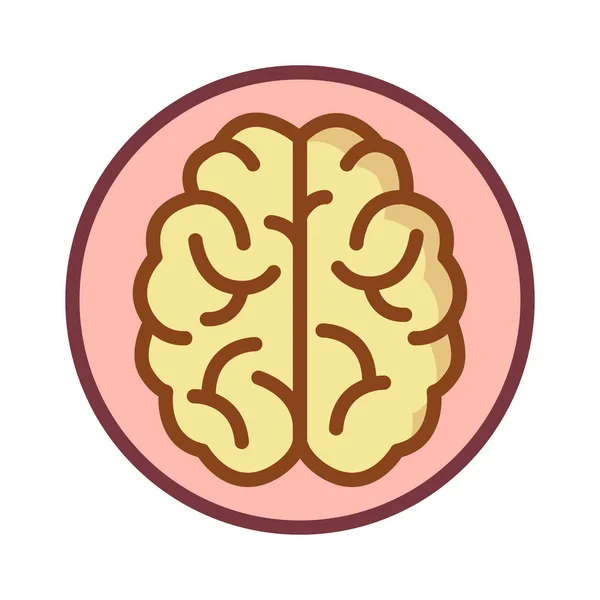 Cerveau Idée Créative Illustration Vectorielle — Image vectorielle