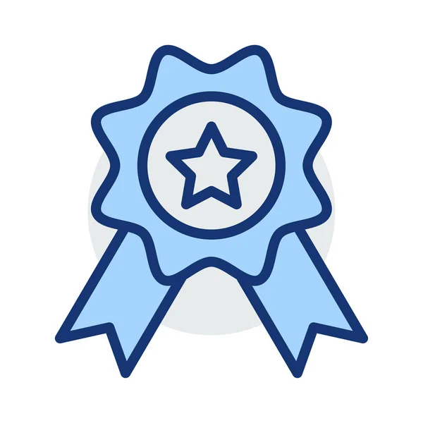 Badge Award Prize Vector Illustration — Stock Vector