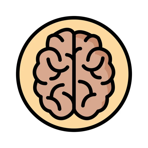 Cerveau Idée Créative Illustration Vectorielle — Image vectorielle