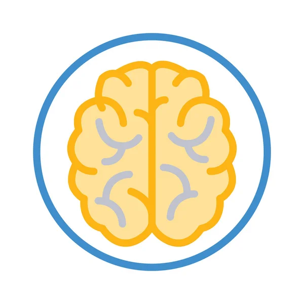 Idea Creativa Cerebro Vector Ilustración — Vector de stock