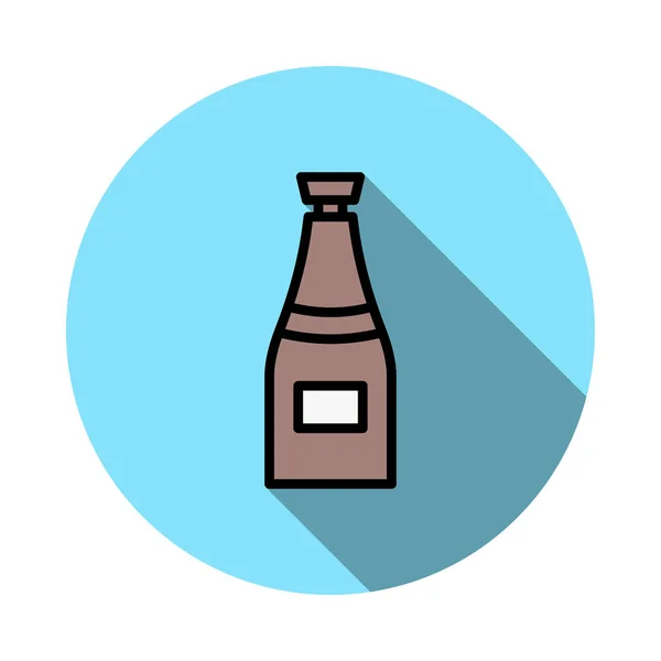 Sör Bor Alkohol Vektoros Illusztráció — Stock Vector