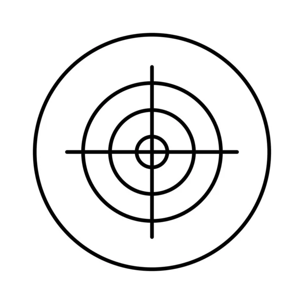 ターゲット フォーカスの目標のベクトル図 — ストックベクタ