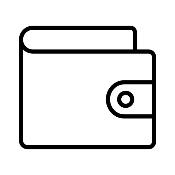 Monedero Bolso Ahorro Vector Ilustración — Vector de stock