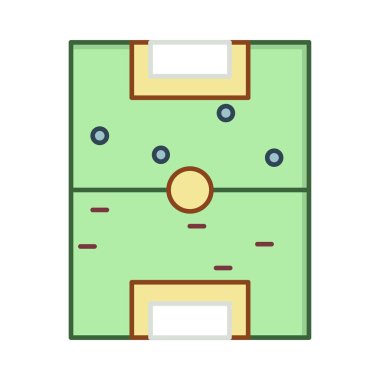 Saha zemin maç vektör çizim 