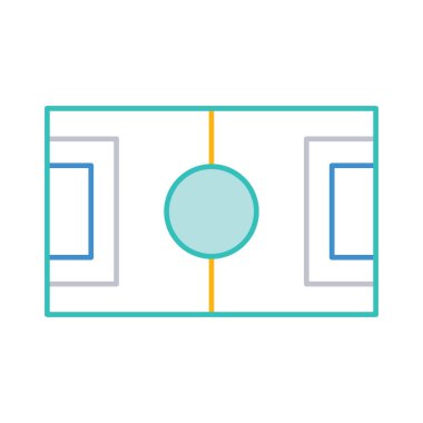 toprak saha arena vektör çizim 