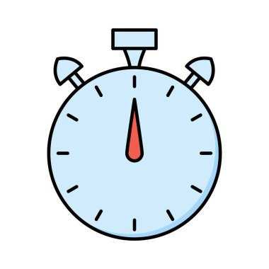 Kronometre alarm Zamanlayıcı vektör çizim 