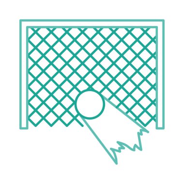 Hedef futbol futbol vektör çizim 