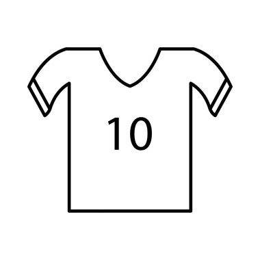 gömlek jersey futbol vektör çizim 