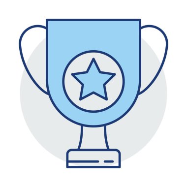 Kupa Ödülü kazanan vektör çizim 