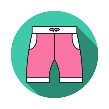 iç çamaşırı şort bez vektör çizim 