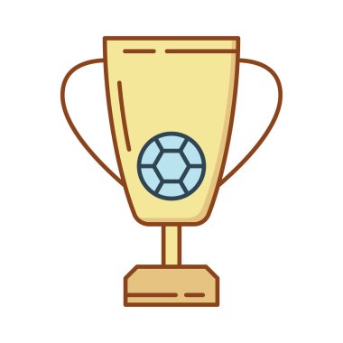 Kupa ödül şampiyonu vektör çizim 