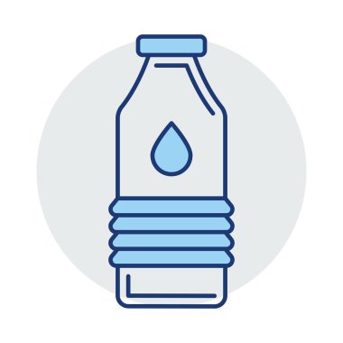 şişe İçecek suyu vektör çizim 