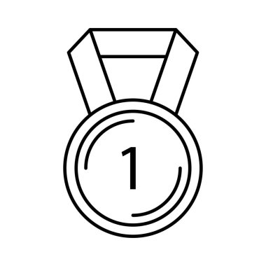 Madalya Ödülü şampiyon vektör çizim   