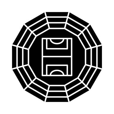 Stadyumu arena zemin vektör çizim 