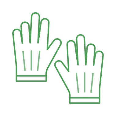 eldiven el kaleci vektör çizim 