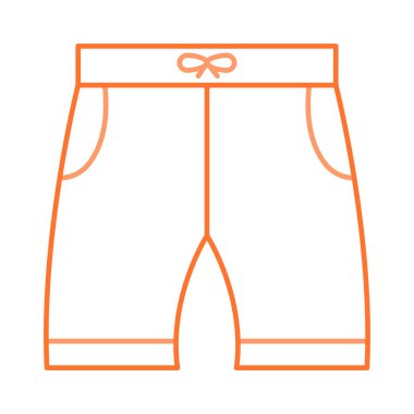 iç çamaşırı şort bez vektör çizim 