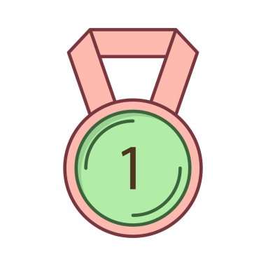 Madalya Ödülü şampiyon vektör çizim 