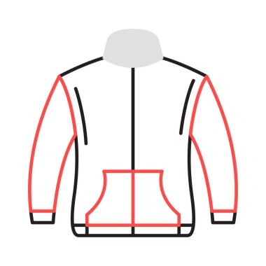 ceket kumaş spor vektör çizim 