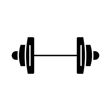 Dumbbell spor salonu fitness vektör çizim  