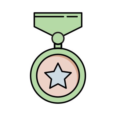 Madalya Ödülü şampiyon vektör çizim 