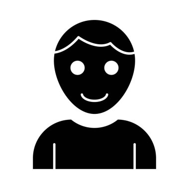 Futbol hakem avatar, vektör çizim  