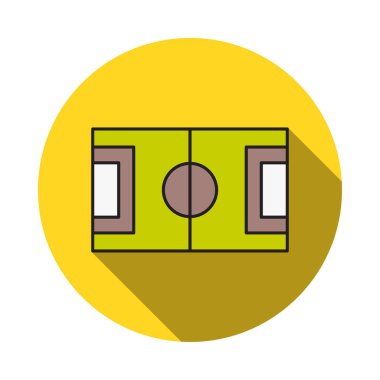 toprak saha arena vektör çizim 