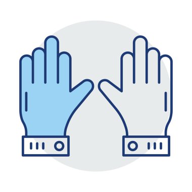 eldiven el spor vektör çizim 