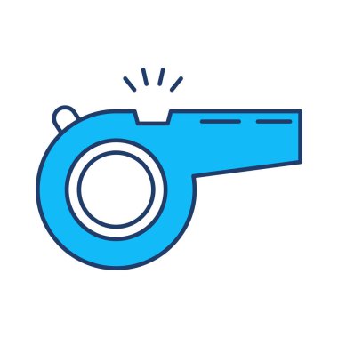 Hakem düdük çan vektör çizim 