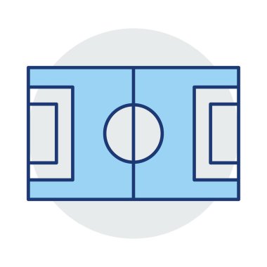 toprak saha arena vektör çizim 