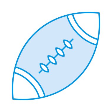 rugby topu spor vektör çizim  