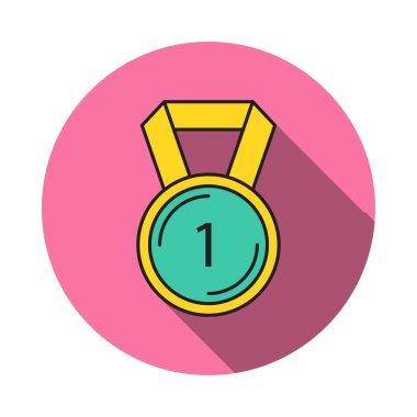 Madalya Ödülü şampiyon vektör çizim 