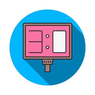 puanı ekran maç futbol vektör çizim 