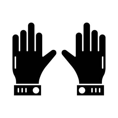 eldiven el spor vektör çizim 