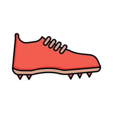 Ayakkabı çizme spor vektör çizim 