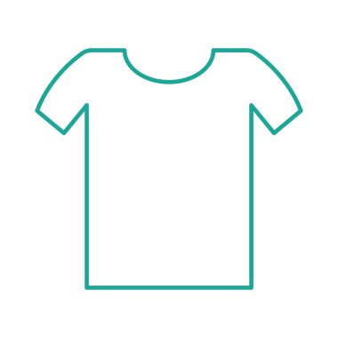 gömlek giymek bez vektör çizim 