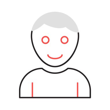 oyuncu hakem avatar vektör çizim 