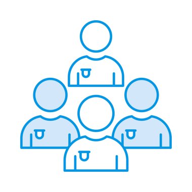 takım oyuncusu grup vektör çizim  