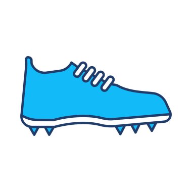 Ayakkabı çizme spor vektör çizim 