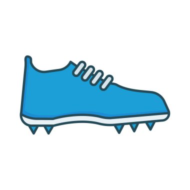 Ayakkabı çizme spor vektör çizim 