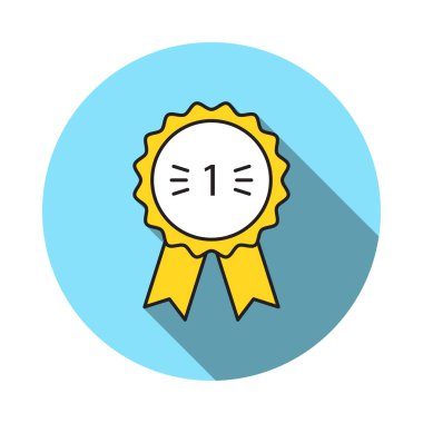 rozet madalya ödülü vektör çizim 