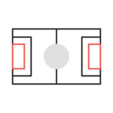toprak saha arena vektör çizim 