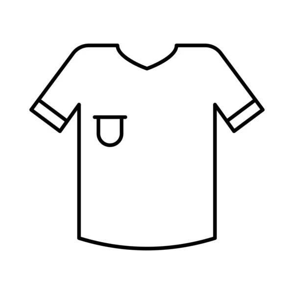 Векторная Иллюстрация Ношения Рубашки — стоковый вектор
