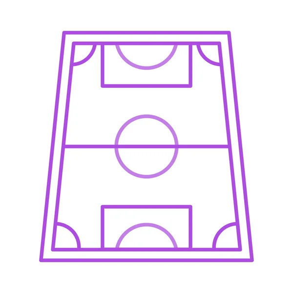 Pitch Marken Stadium Vektorillustration — Stock vektor