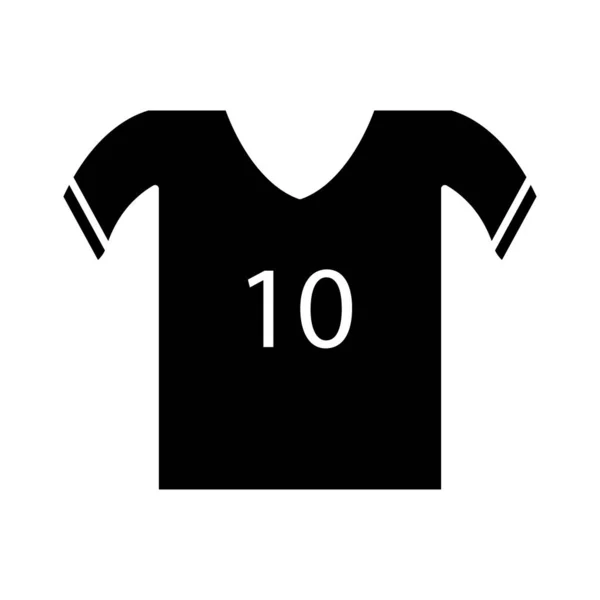 Shirt Trikot Fußball Vektor Illustration — Stockvektor