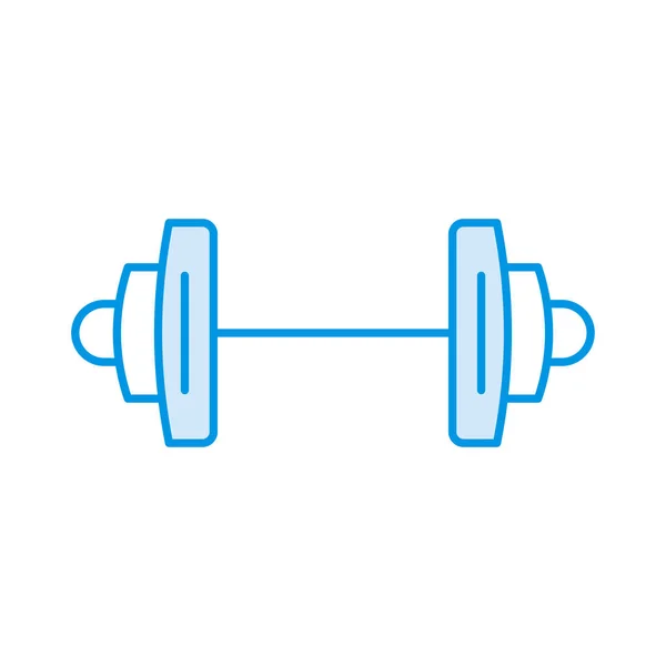 Činka Gym Fitness Vektorové Ilustrace — Stockový vektor
