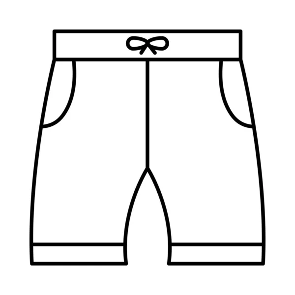 Underwear Shorts Cloth Vector Illustration — Stock Vector